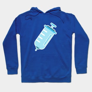 Blue Kawaii Vaccine | Vaccinated Hoodie